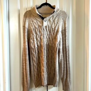 SOLD!!Weatherproof vintage sweater. Nice multi colored beige to light brown